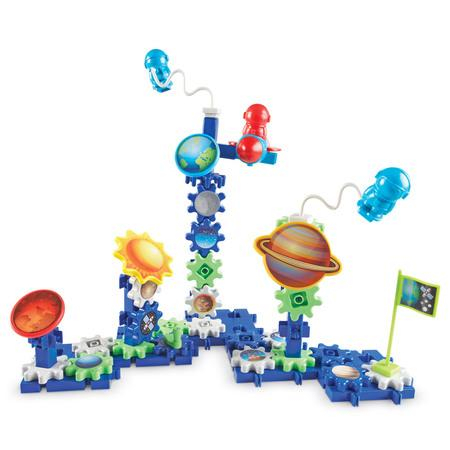 Tudomány és ismeret - Learning-Resources-Setul-constructorului-in-spatiu-Gears-Gears-Gears-77-piese