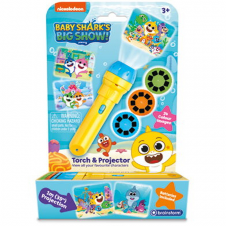 Cadouri botez - Brainstorm Proiector tip lanterna - Baby Shark
