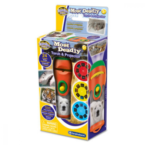 Oktató játékok - Proiector tip lanterna - Cele mai periculoase animale
