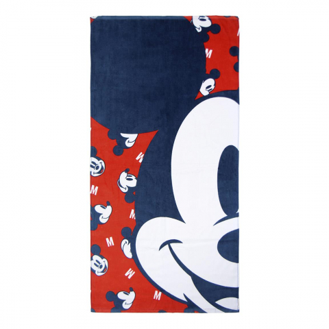 Játékok 3-5 éveseknek - Prosop pentru plaja, Mickey Mouse Half Face, 70 x 140 cm