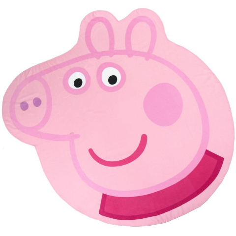 Játékok 3-5 éveseknek - Prosop pentru plaja, Peppa Pig, 126 x 130 cm
