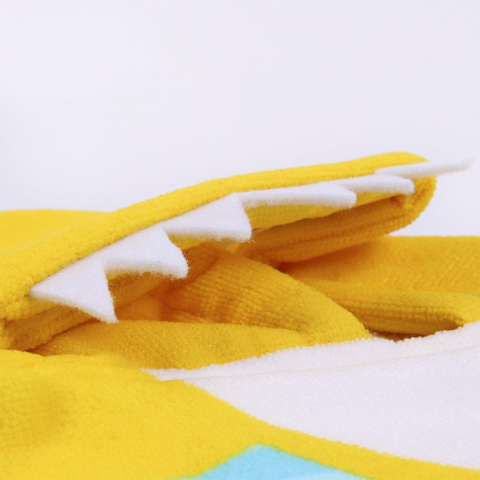 Prosop poncho cu gluga, Baby Shark, 50 x 115 cm [3]
