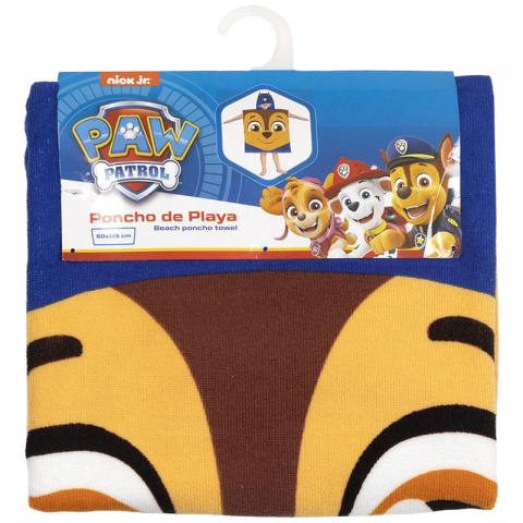 Prosop poncho cu gluga, Paw Patrol, 50 x 115 cm [3]