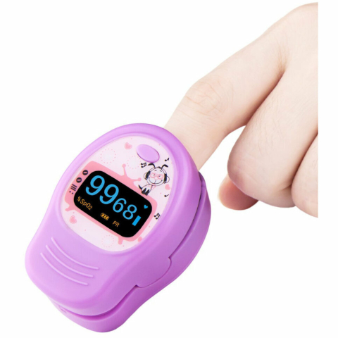 Oktató játékok - Pulsoximetru pentru copii, dispozitivÂ medical Roz
