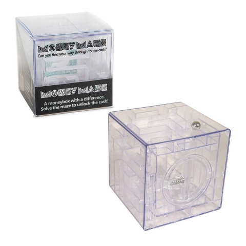 Jucarii educative - Funtimes-Pusculita Labirint, Funtime, transparent, plastic, 9 x 9 cm