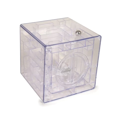 Funtimes-Pusculita Labirint, Funtime, transparent, plastic, 9 x 9 cm [1]