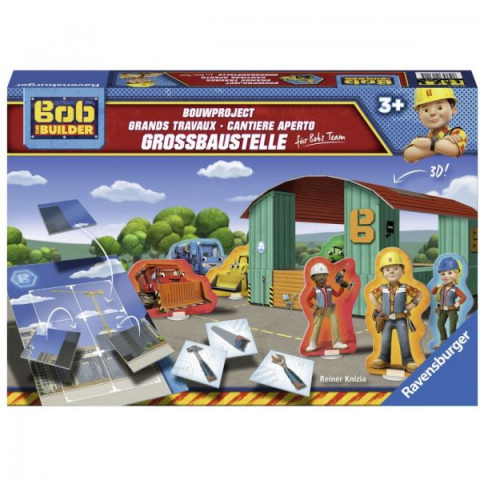 Jucarii 3-5 ani - Ravensburger-Puzzle 3D Bob the Builder, Ravensburger