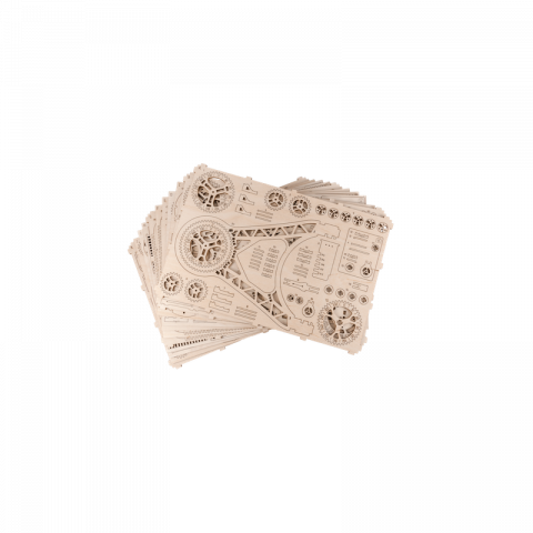 Wooden City-Puzzle 3D Ferris Wheel - Kit model mecanic [4]