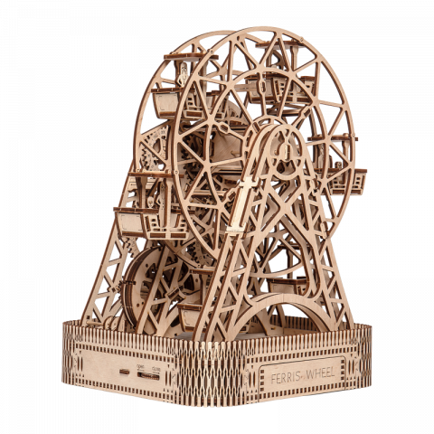 Wooden City-Puzzle 3D Ferris Wheel - Kit model mecanic [1]