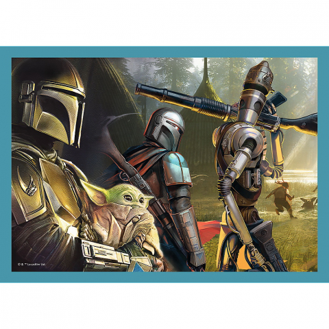 Puzzle 4In1 Mandalorian Si Lumea Lui [3]