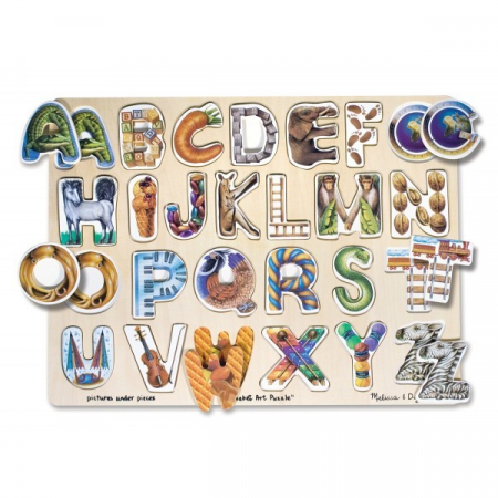 Baba ajándékok - Melissa & Doug Puzzle Alfabet Art Melissa and Doug