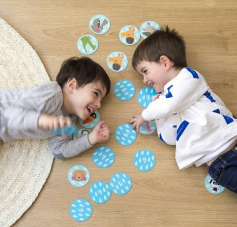 Apli-Puzzle APLI - Safari joc memorie in cutie de depozitare casuta, 24 piese [2]