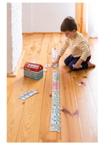 Apli-Puzzle APLI - set tren in cutie depozitare tip casuta, 20 piese [2]
