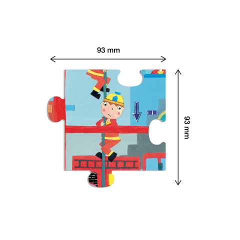 Apli-Puzzle APLI statie de pompieri, 24 piese [2]