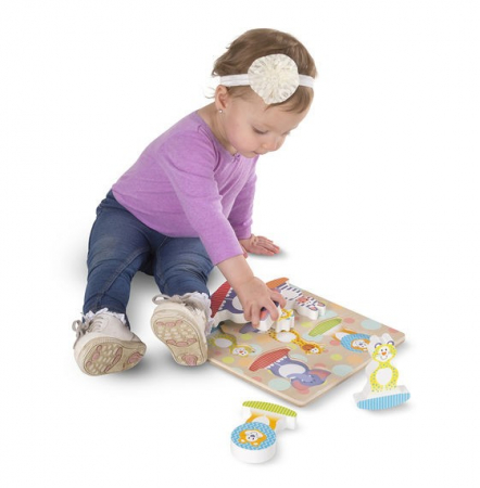 Melissa & Doug Puzzle bebe Safari Balance Melissa and Doug [1]