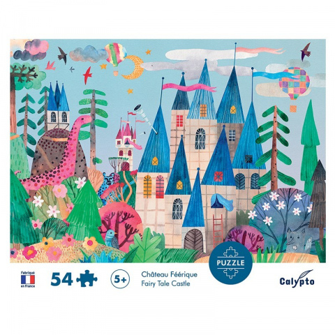 Top Cadouri Copii 0-12 ani - Sentosphere Puzzle Castel de Printesa 54 Piese