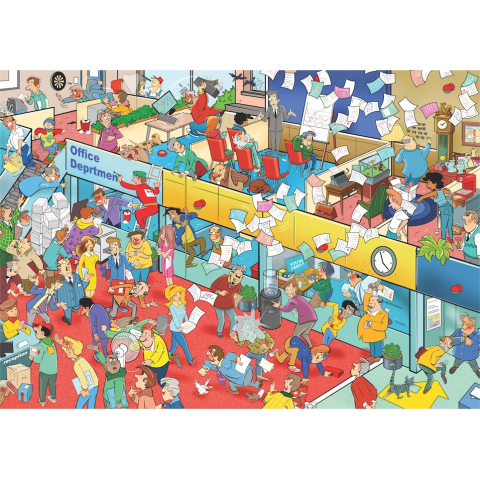 Jucarii sub 50 RON - Goliath-Puzzle Cauta si Gaseste - La birou, 1000 piese