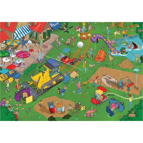 Jucarii sub 50 RON - Goliath-Puzzle Cauta si Gaseste -  La golf, 1000 piese