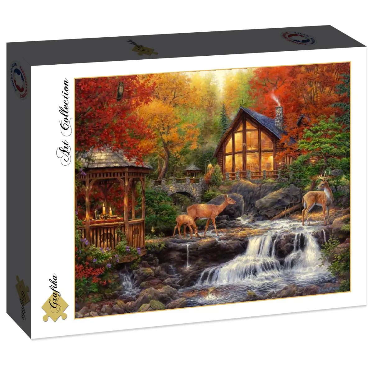 Puzzle Chuck Pinson - Casuta din padure, 1000 piese [1]