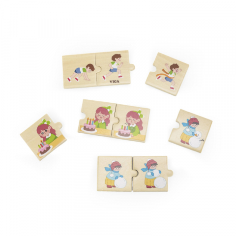 Puzzle cu secvente logice - Activitati zilnice, Viga [5]