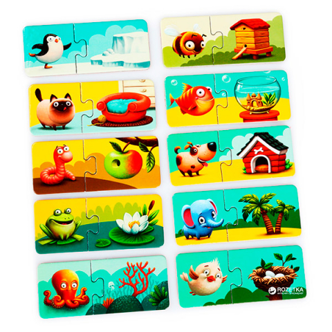 Puzzle, Cubika, Casuta Animalelor [1]