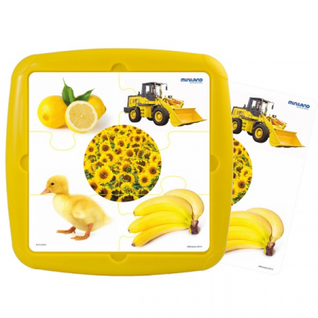 Miniland-Puzzle Culoarea galbena [1]