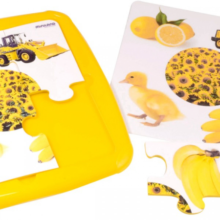 Miniland-Puzzle Culoarea galbena [2]