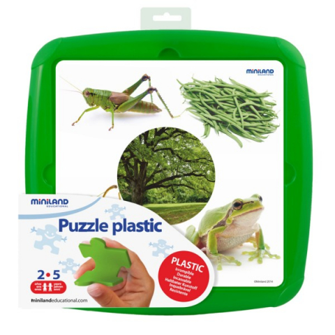 Oktató játékkészlet, Puzzle Culoarea verde