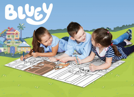 Lisciani Puzzle de colorat - Bluey 24 de piese [3]