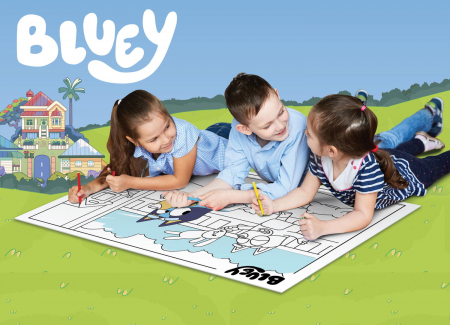 Lisciani Puzzle de colorat maxi - Bluey 60 de piese [3]