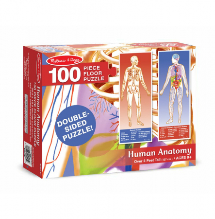 Ajándékok 7 éves gyerekeknek - Melissa & Doug Puzzle de podea Corpul uman Melissa and Doug