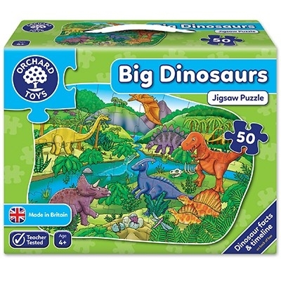 Puzzle de podea - Orchard-Toys-Puzzle-de-podea-Dinozauri-50-piese-BIG-DINOSAURS