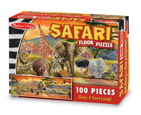 Puzzle de podea - Melissa-Doug-Puzzle-de-podea-Safari-100-piese