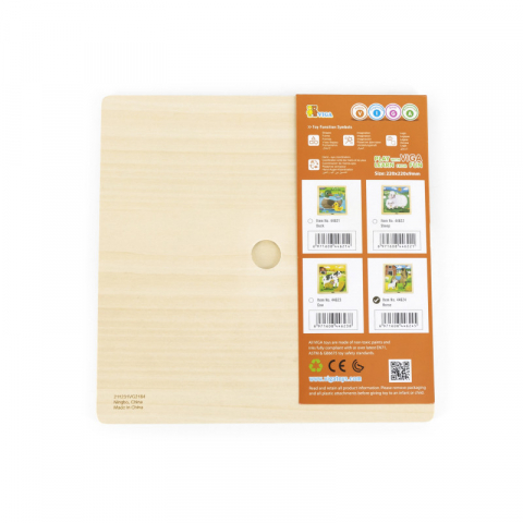 Jucarii sub 50 RON - Viga-Puzzle din 9 piese mari Mama si puiul Cal, Viga