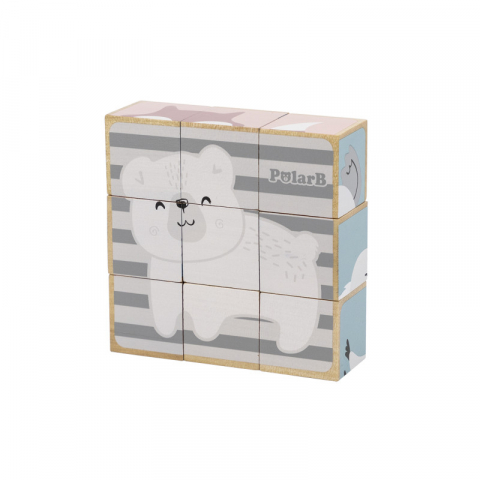 Puzzle din cuburi 6 in 1, PolarB [8]