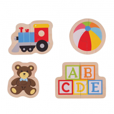 Baba kirakósok - BigJigs-Puzzle-din-lemn-Jucarii-8-piese