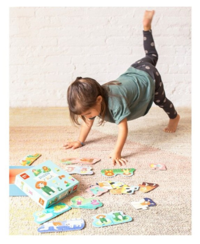 Oktató játékok - Puzzle Duo Expressions Yoga, Apli Kids, 3+, Multicolor