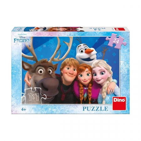 Klasszikus kirakós - Dino Puzzle - Frozen SELFIE 24 piese 