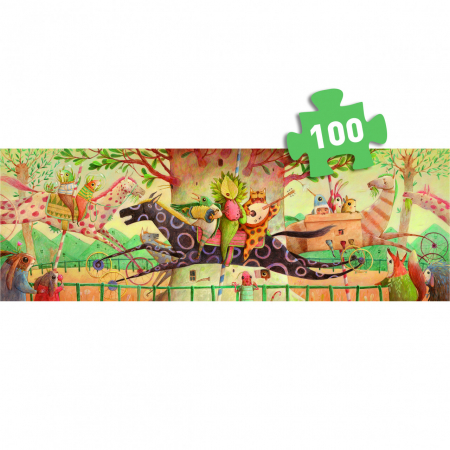 Djeco-Puzzle galerie 100 piese La plimbare, Djeco [3]