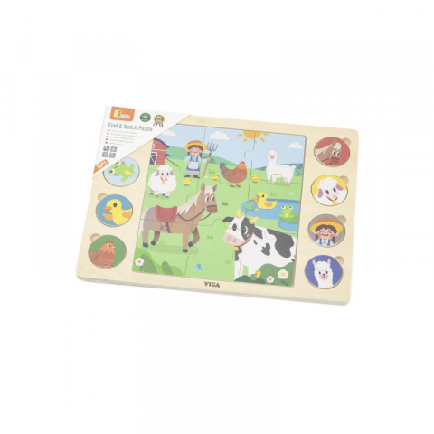 Puzzle Gaseste si Potriveste, Ferma, Viga [2]