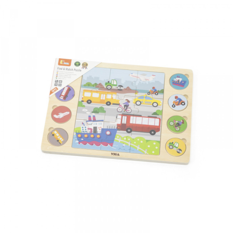 Viga-Puzzle Gaseste si Potriveste, Mijloace de Transport, Viga [2]