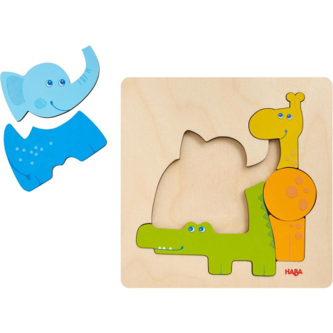 Haba-Puzzle Haba lemn Animale de la Zoo [2]