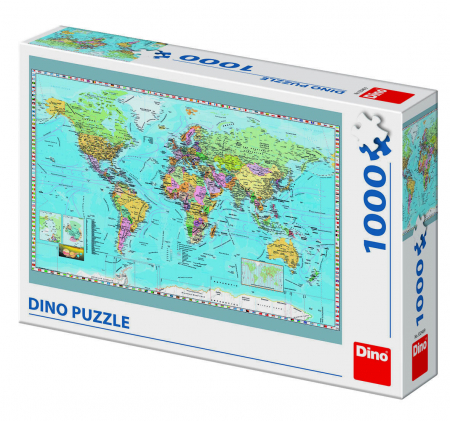 Jucarii 0-2 Ani - Dino-Puzzle-Harta-politica-a-lumii-1000-piese