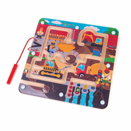 Toate jucariile - BigJigs Puzzle labirint - Pe santier