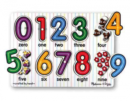Baba ajándékok - Melissa-Doug-Puzzle-lemn-Cifrele
