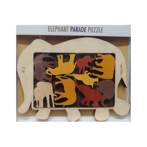 Oktató játékok - Puzzle logic cu animale Constantin’s - Elephant Parade