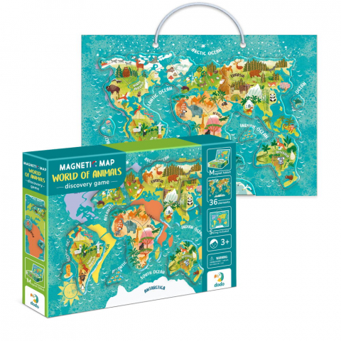 Puzzle magnetic - Lumea animalelor (36 piese) [2]