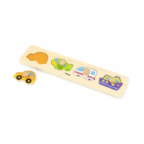 Viga-Puzzle Montessori cu maner, Transport, Viga [3]