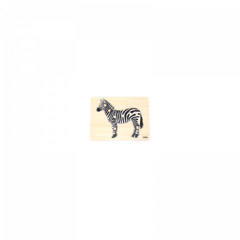 Viga-Puzzle Montessori, Zebra, Viga [1]