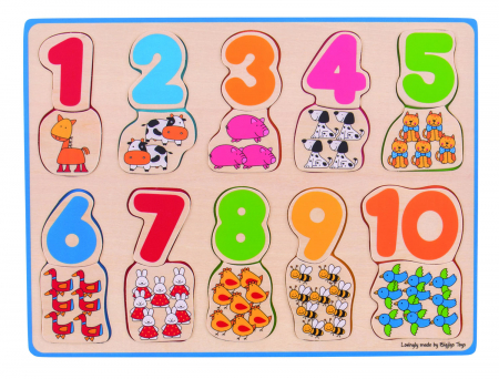 Baba kirakósok - BigJigs-Puzzle-numere-si-culori